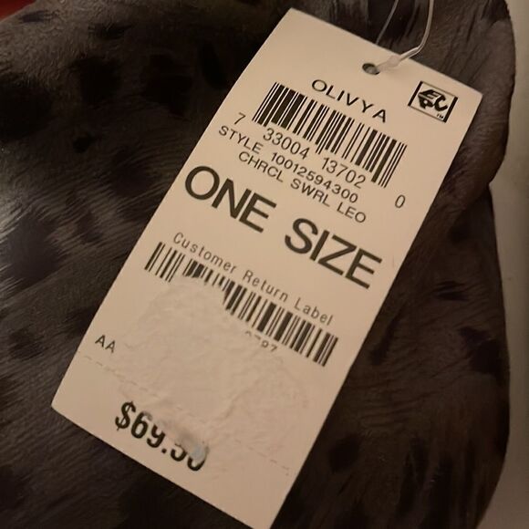 NWT INC International Concepts Olivya Mini Hobo Nylon Charcoal - Picture 6 of 6